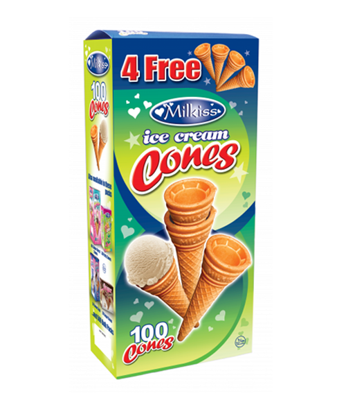 Ice Cream Cones (Per Box of 100)