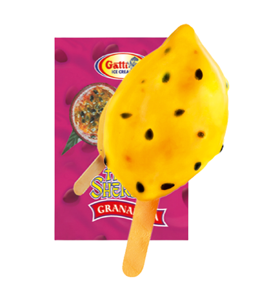 Fruit Sherbet Granadilla Ice Cream Lollies (Per Box)