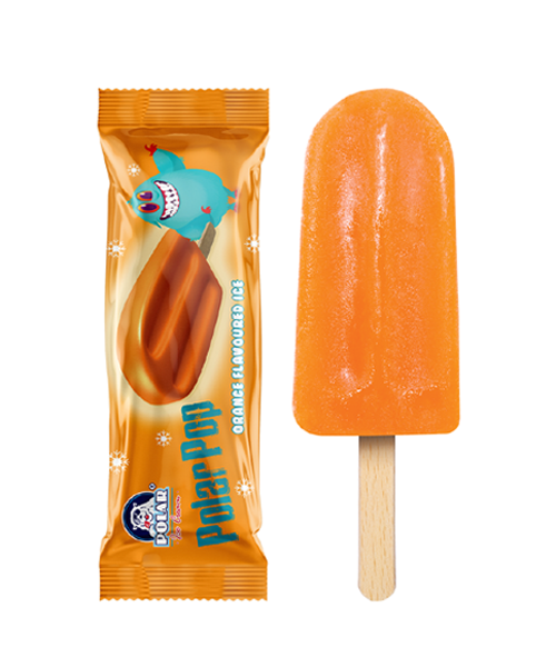 Polar Pop Orange Ice Lollies (Per Box)