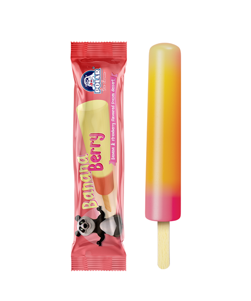 Polar Banana Berry Milk Lollies (Per Box)