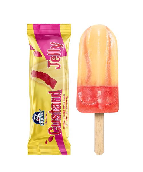 Polar Custard Jelly Milk Lollies (Per Box)