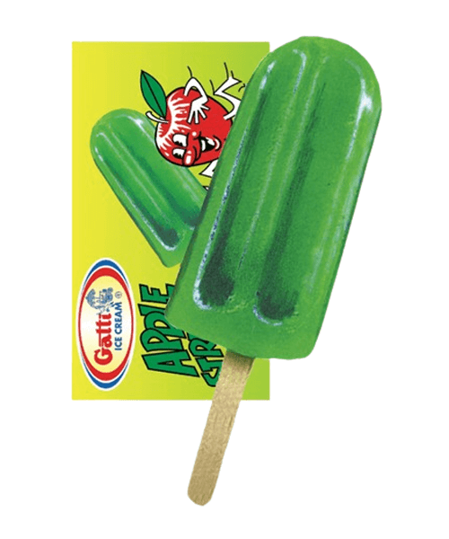 Apple Streaker Ice Lollies (Per Box)