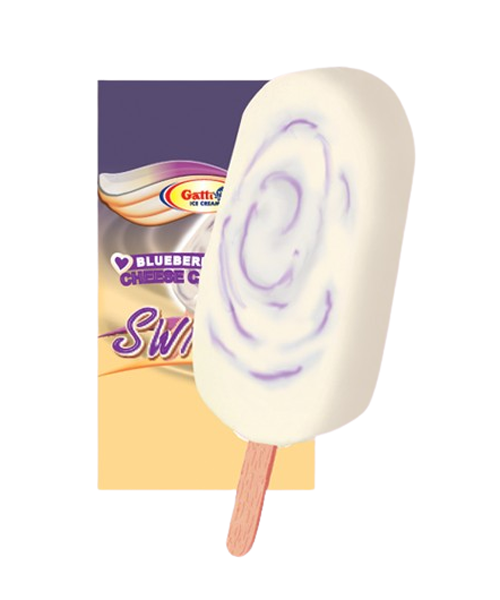 Blueberry Swirl Ice Cream Lollies (Per Box)