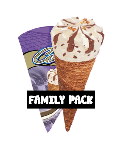 Cono Vanilla Ice Cream Lollies (Family Pack)