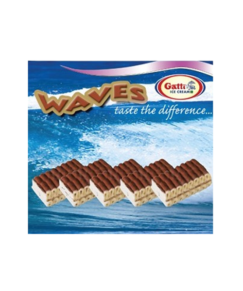 Waves Ice Cream Dessert (Per Box) - Vanilla & Chocolate